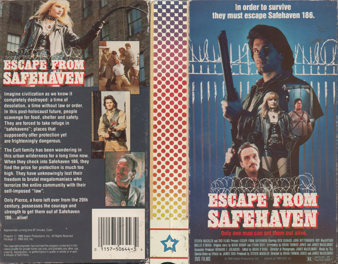 ESCAPE FROM SAFEHAVEN VHS COVER