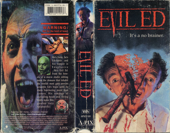 EVIL ED VHS COVER