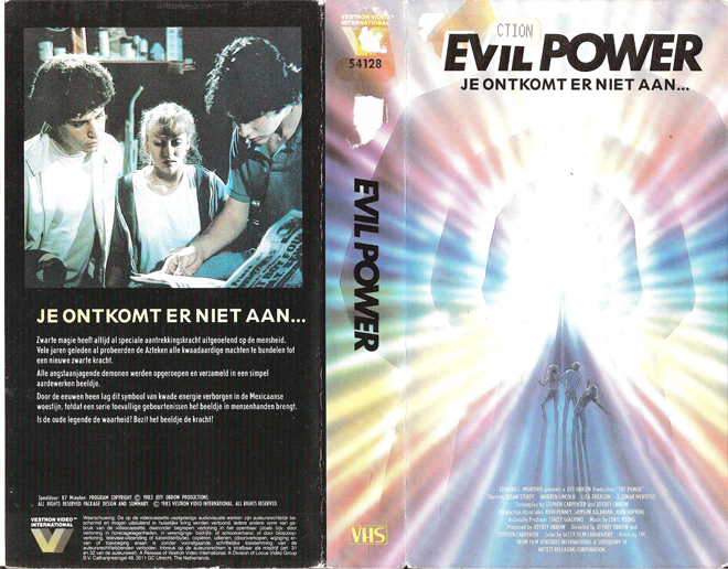 EVIL POWER, BIG BOX, HORROR, ACTION EXPLOITATION, ACTION, HORROR, SCI-FI, MUSIC, THRILLER, SEX COMEDY,  DRAMA, SEXPLOITATION, VHS COVER, VHS COVERS, DVD COVER, DVD COVERS