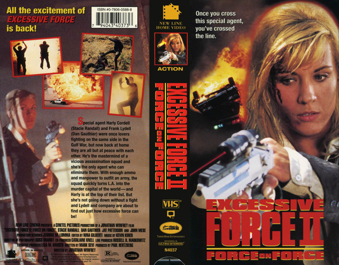 EXCESSIVE FORCE 2, VHS COVERS - SUBMITTED BY GEMIE FORD