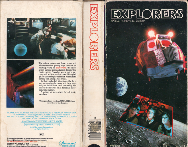 EXPLORERS, VHS COVERS