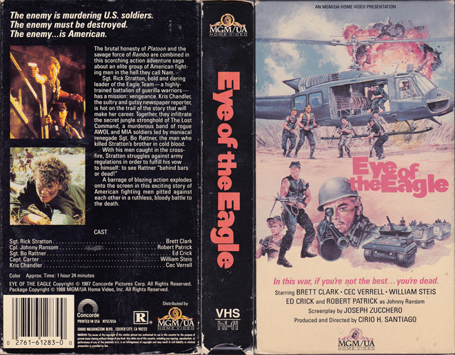 EYE OF THE EAGLE VHS COVER