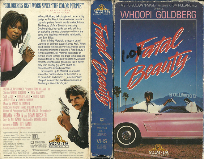 FATAL BEAUTY WHOOPI GOLDBERG VHS COVER