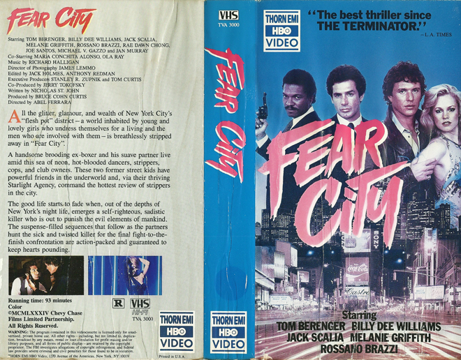 FEAR CITY, BIG BOX, HORROR, ACTION VHS COVER, HORROR VHS COVER, BLAXPLOITATION VHS COVER, HORROR VHS COVER, ACTION EXPLOITATION VHS COVER, SCI-FI VHS COVER, MUSIC VHS COVER, SEX COMEDY VHS COVER, DRAMA VHS COVER, SEXPLOITATION VHS COVER, BIG BOX VHS COVER, CLAMSHELL VHS COVER, VHS COVER, VHS COVERS, DVD COVER, DVD COVERS