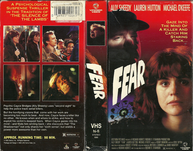FEAR VHS COVER