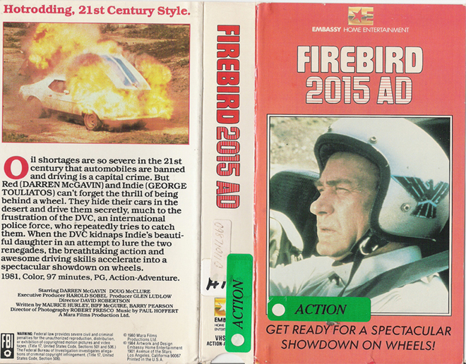 FIREBIRD 2015 AD VHS COVER