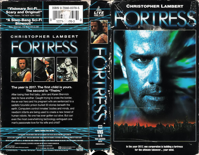 FORTRESS, HORROR, ACTION EXPLOITATION, ACTION, HORROR, SCI-FI, MUSIC, THRILLER, SEX COMEDY,  DRAMA, SEXPLOITATION, VHS COVER, VHS COVERS, DVD COVER, DVD COVERS