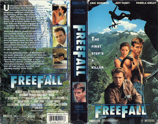 FREEFALL VHS COVER