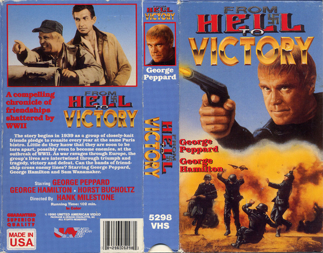 FROM HELL TO VICTORY VHS COVER
