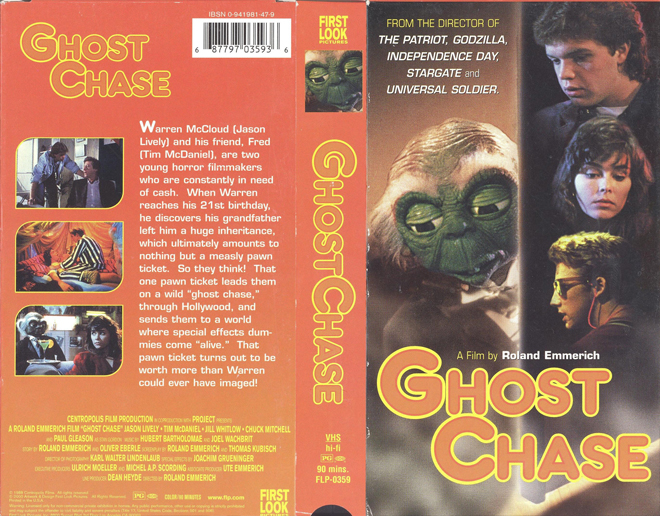 GHOST CHASE VHS COVER