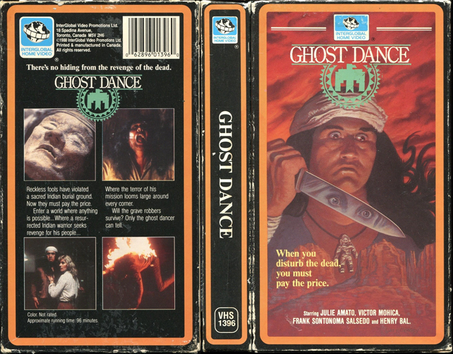 GHOST DANCE, ACTION VHS COVER, HORROR VHS COVER, BLAXPLOITATION VHS COVER, HORROR VHS COVER, ACTION EXPLOITATION VHS COVER, SCI-FI VHS COVER, MUSIC VHS COVER, SEX COMEDY VHS COVER, DRAMA VHS COVER, SEXPLOITATION VHS COVER, BIG BOX VHS COVER, CLAMSHELL VHS COVER, VHS COVER, VHS COVERS, DVD COVER, DVD COVERS