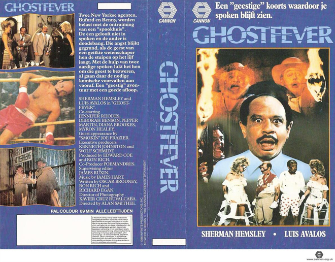 GHOST FEVER GERMAN VHS COVER, VHS COVERS