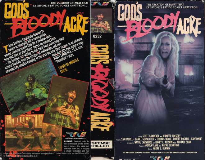 GODS BLOODY ACRE VHS COVER
