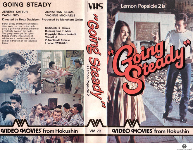 GOING STEADY LEMON POPSICLE 2 COVER, ACTION VHS COVER, HORROR VHS COVER, BLAXPLOITATION VHS COVER, HORROR VHS COVER, ACTION EXPLOITATION VHS COVER, SCI-FI VHS COVER, MUSIC VHS COVER, SEX COMEDY VHS COVER, DRAMA VHS COVER, SEXPLOITATION VHS COVER, BIG BOX VHS COVER, CLAMSHELL VHS COVER, VHS COVER, VHS COVERS, DVD COVER, DVD COVERS