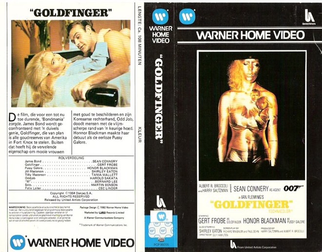 GOLDFINGER, ACTION VHS COVER, HORROR VHS COVER, BLAXPLOITATION VHS COVER, HORROR VHS COVER, ACTION EXPLOITATION VHS COVER, SCI-FI VHS COVER, MUSIC VHS COVER, SEX COMEDY VHS COVER, DRAMA VHS COVER, SEXPLOITATION VHS COVER, BIG BOX VHS COVER, CLAMSHELL VHS COVER, VHS COVER, VHS COVERS, DVD COVER, DVD COVERS