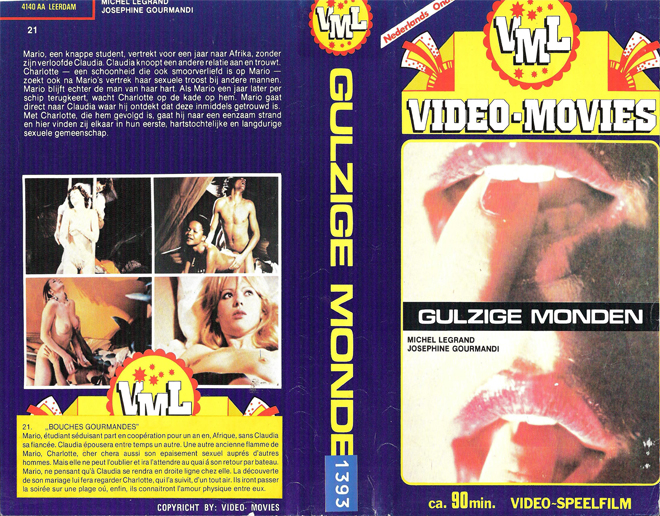 GULZIGE MONDEN VHS COVER