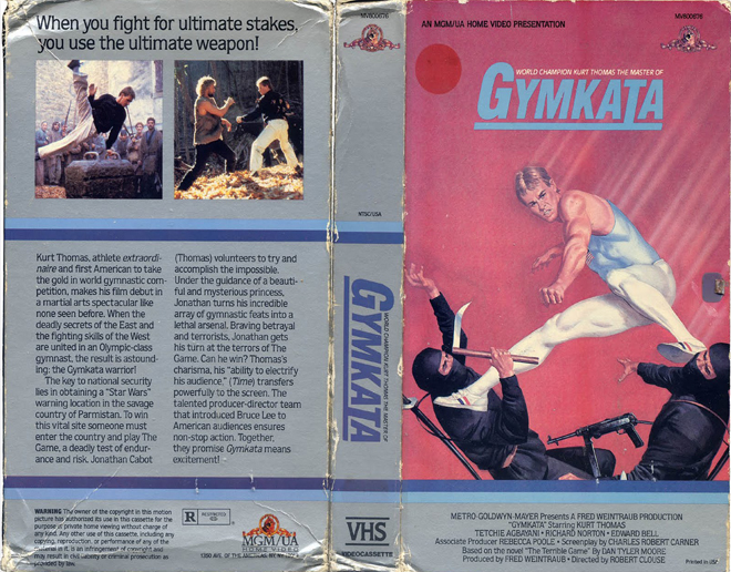 GYMKATA VHS COVER