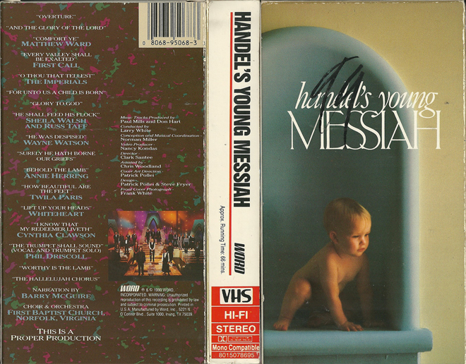 HANDELS YOUNG MESSIAH VHS COVER