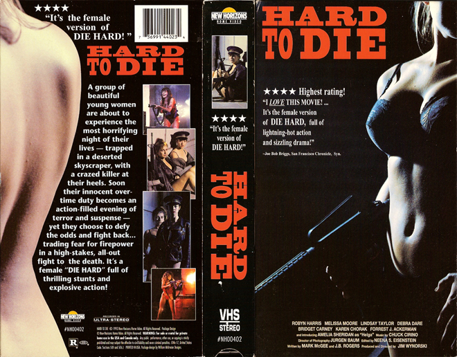 HARD TO DIE VHS COVER