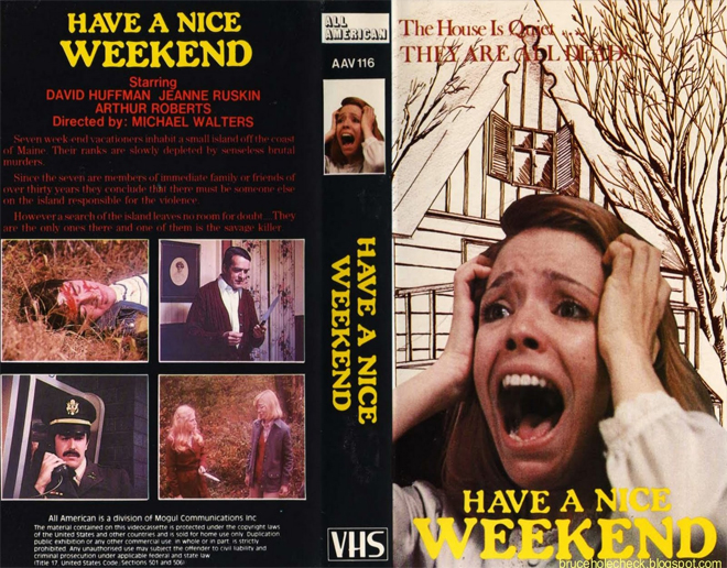 HAVE A NICE WEEKEND VHS COVER