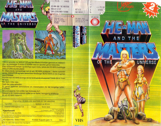 HE MAN AND THE MASTERS OF THE UNIVERSE VHS COVER, ACTION VHS COVER, HORROR VHS COVER, BLAXPLOITATION VHS COVER, HORROR VHS COVER, ACTION EXPLOITATION VHS COVER, SCI-FI VHS COVER, MUSIC VHS COVER, SEX COMEDY VHS COVER, DRAMA VHS COVER, SEXPLOITATION VHS COVER, BIG BOX VHS COVER, CLAMSHELL VHS COVER, VHS COVER, VHS COVERS, DVD COVER, DVD COVERS