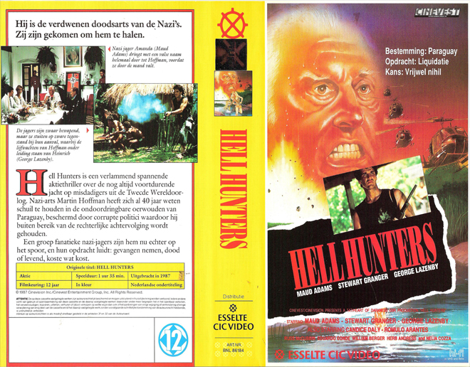 HELL HUNTERS ESSELITE CIC VIDEO VHS COVER