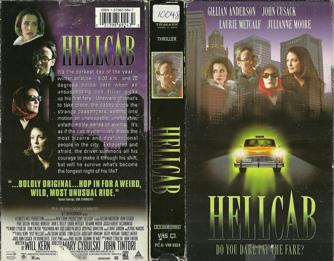HELLCAB JOHN CUSACK GILLIAN ANDERSON VHS COVER
