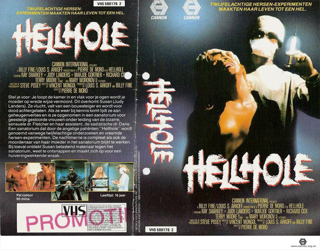 HELLHOLE CANNON VHS COVER