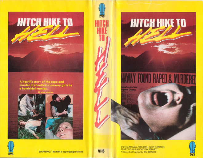HITCH HIKE TO HELL VHS COVER