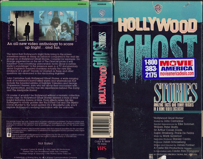 HOLLYWOOD GHOST STORIES VHS COVER