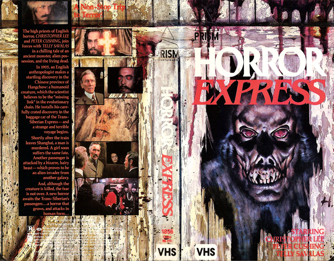 HORROR EXPRESS VHS COVER