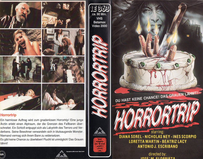 HORRORTRIP VHS COVER, VHS COVERS