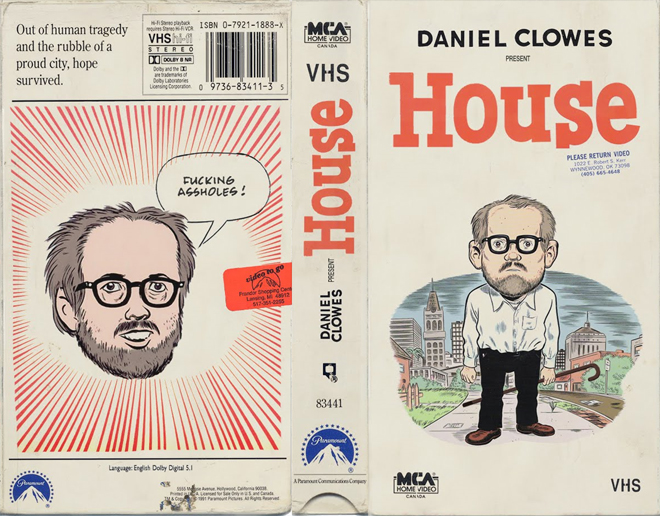 HOUSE DANIEL CLOWES VHS COVER