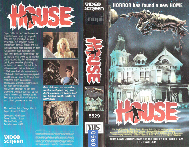 HOUSE VIDEO SCREEN VHS COVER, VHS COVERS