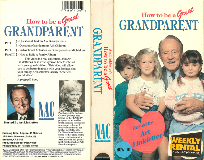 HOW TO BE A GREAT GRANDPARENT