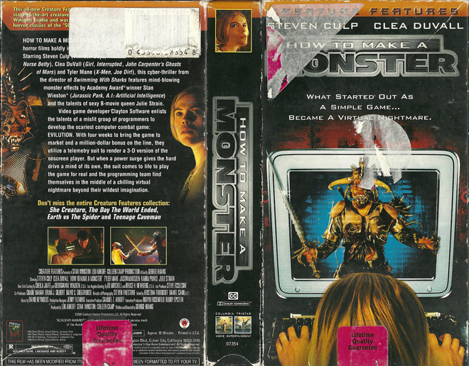 HOW TO MAKE A MONSTER VHS COVER