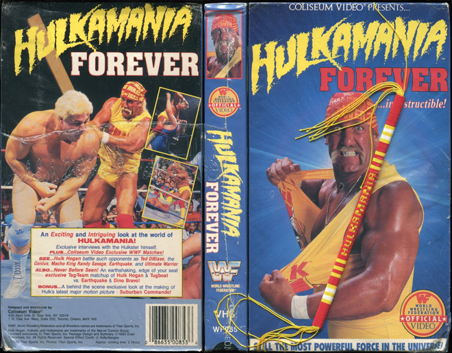 HULKAMANIA FOREVER VHS COVER