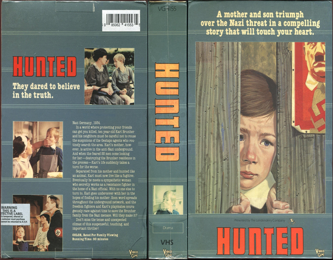 HUNTED NAZIPLOITATION VHS COVER