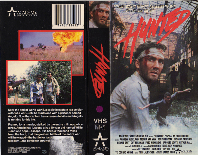 HUNTED VHS COVER