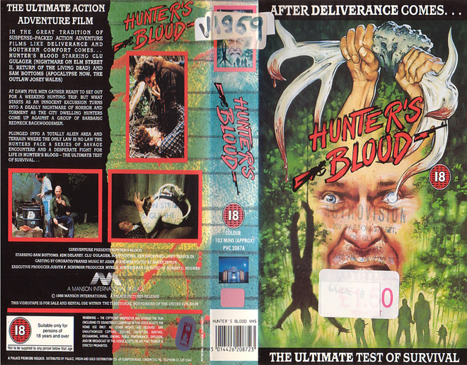 HUNTERS BLOOD VHS COVER