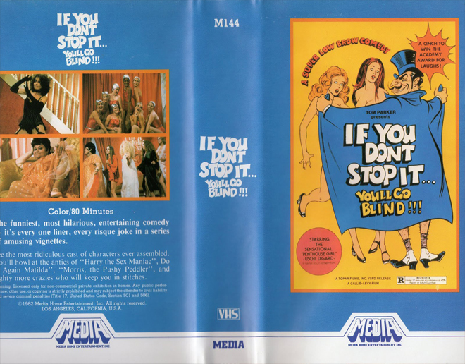 IF YOU DONT STOP IT... YOULL GO BLIND!!! VHS COVER