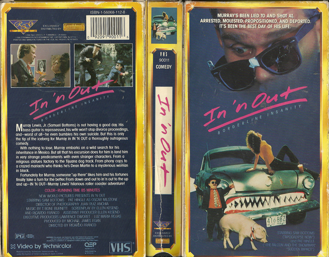 IN N OUT BORDERLINE INSANITY VHS COVER