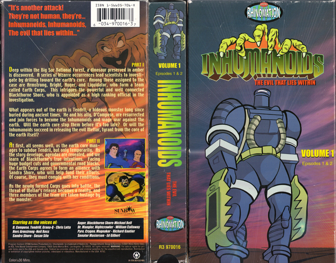INHUMANOIDS : THE EVIL THAT LIES WITHIN