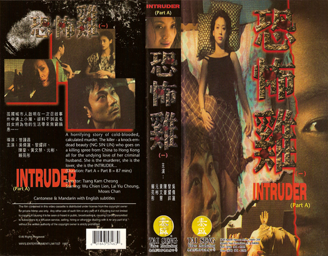 INTRUDER VHS COVER