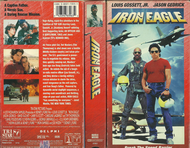 IRON EAGLE VHS COVER