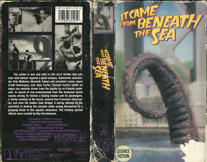 IT CAME FROM BENEATH THE SEA VHS COVER