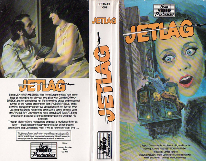 JETLAG VHS COVER, VHS COVERS