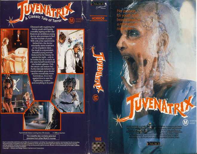 JUVENATRIX VHS COVER, VHS COVERS
