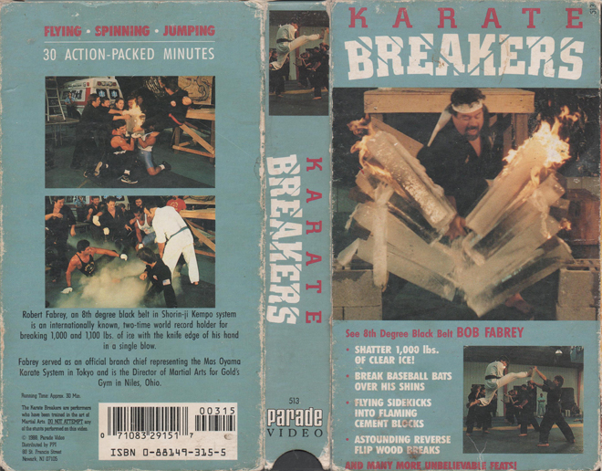KARATE BREAKERS VHS COVER