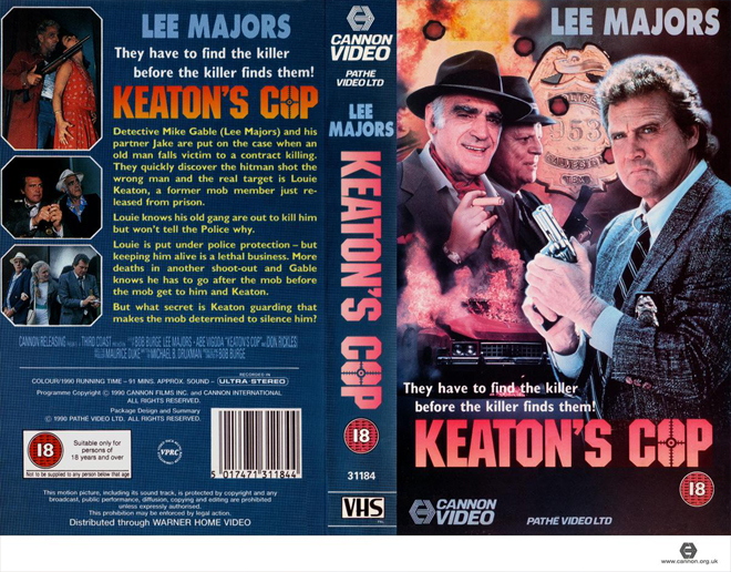 KEATONS COP ACTION MOVIE, ACTION VHS COVER, HORROR VHS COVER, BLAXPLOITATION VHS COVER, HORROR VHS COVER, ACTION EXPLOITATION VHS COVER, SCI-FI VHS COVER, MUSIC VHS COVER, SEX COMEDY VHS COVER, DRAMA VHS COVER, SEXPLOITATION VHS COVER, BIG BOX VHS COVER, CLAMSHELL VHS COVER, VHS COVER, VHS COVERS, DVD COVER, DVD COVERS